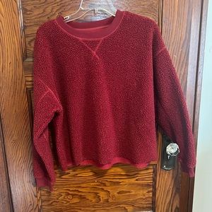 American Eagle Sherpa Crew Neck